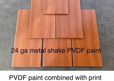 VanGalee FirstShake is 24-gauge metal shake coated with PVDF paint